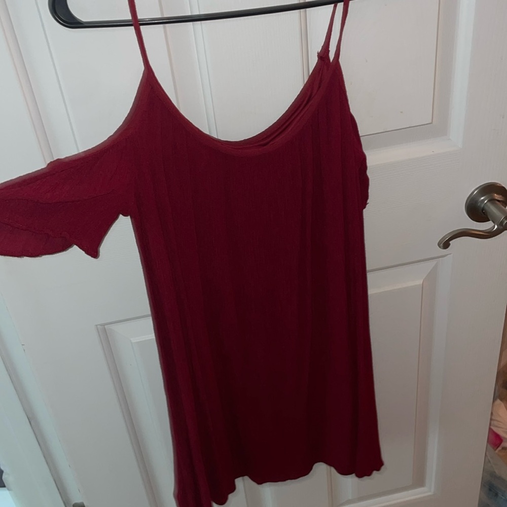 red/burgundy dress size M